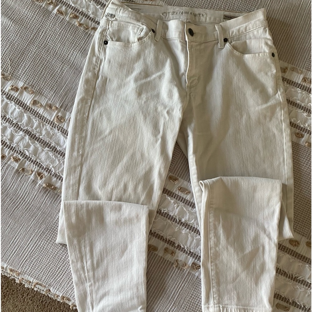 Citizen of Humanity - Thompson 29” Medium Rise - White Skinny Jean